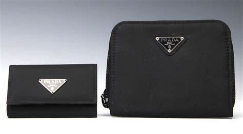 prada wallet with key ring|Prada billfold wallet.